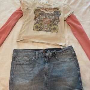 Long sleeve pink top